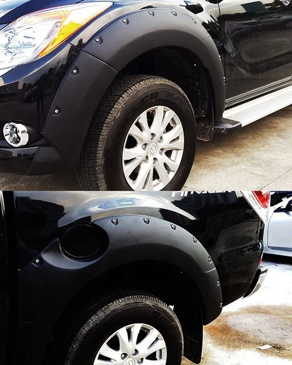 FFD22 широкое колесо крыло вспышки для Mazda BT-50 2012-2018 матовый черный Универсальный ABS 3 месяца OEM Стандартный текстурированный 20 наборов