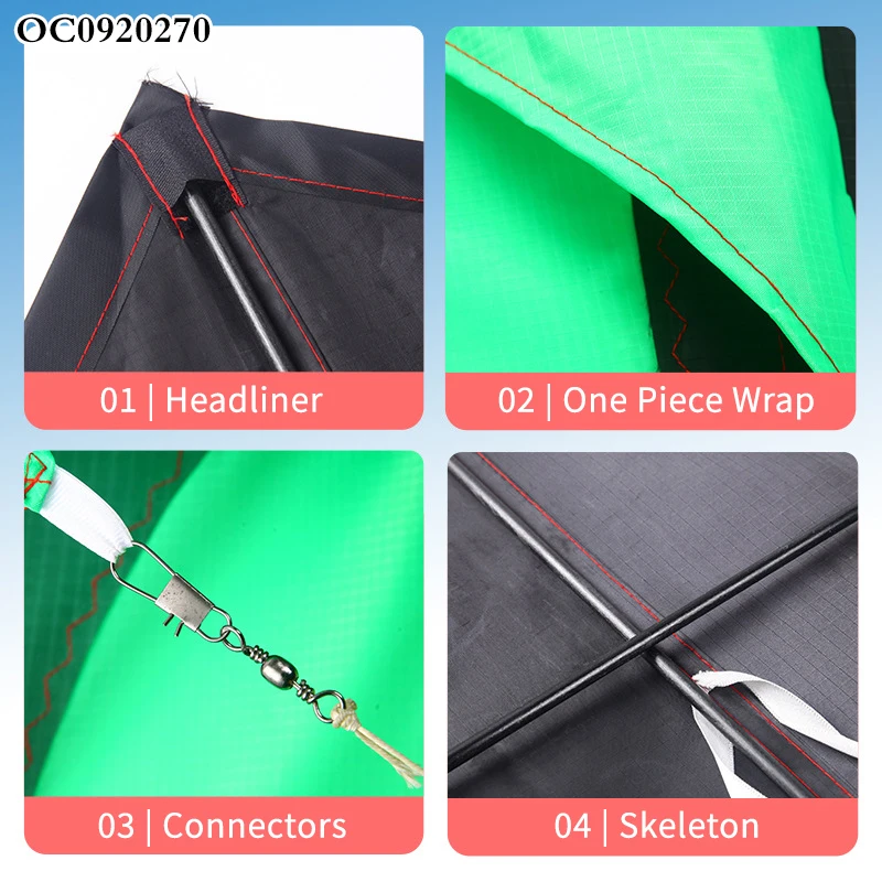 Interesting family outdoor grassland flying wind classical power custom kites set