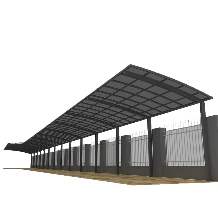 Factory Price Waterproof 2 Car Metal Aluminium Strong Wind Resistant Modern Carport