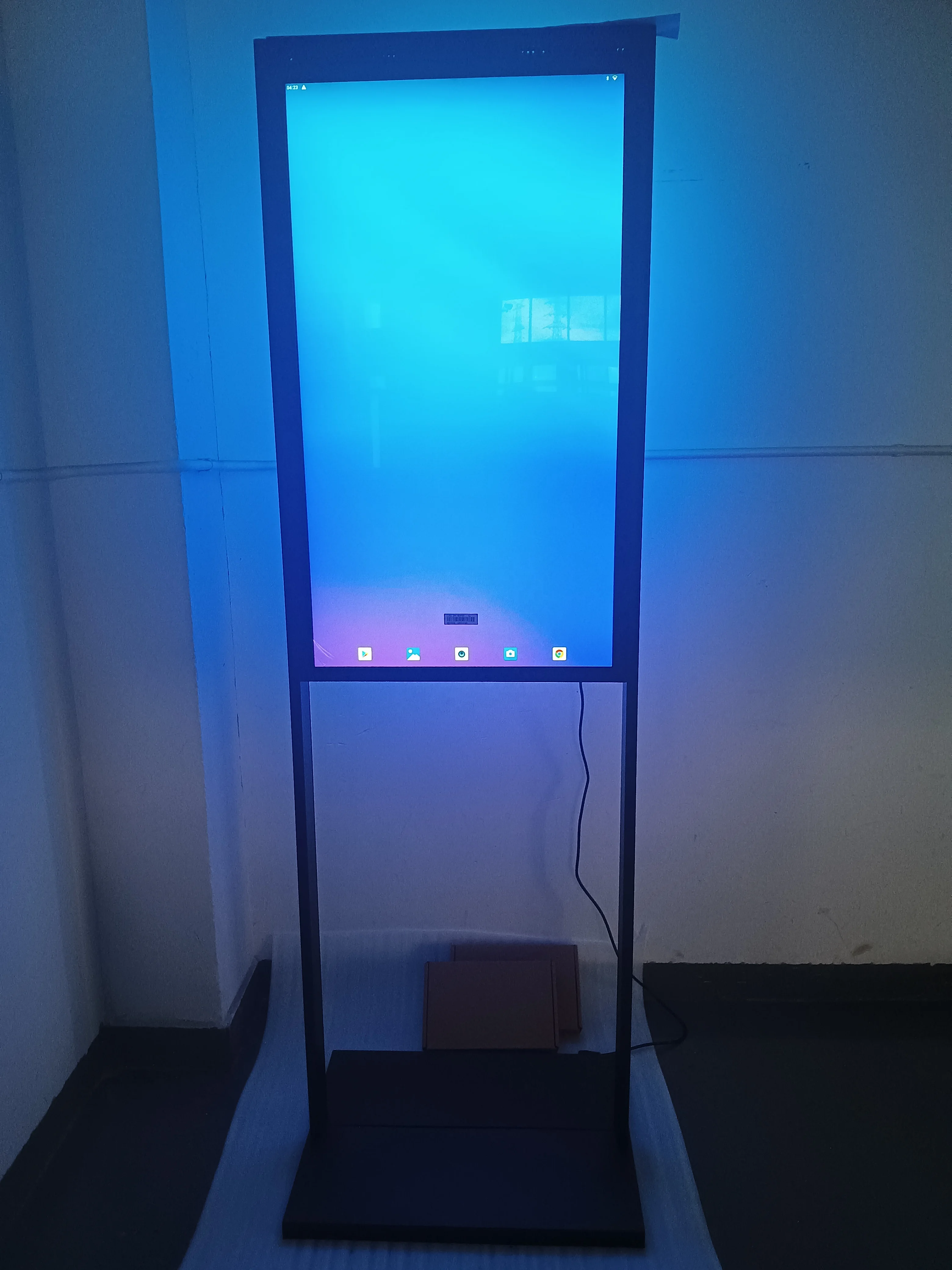 Video Media Player Advertising Kiosk Double Side Shop Window Indoor Digital Signage Display for Shopping Mall