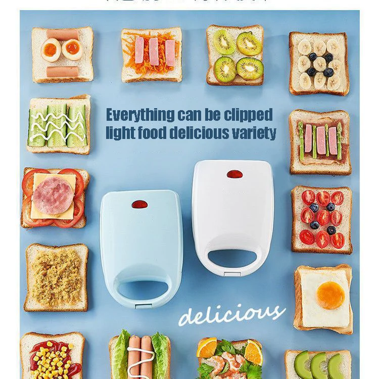 Sandwich machine Multifunctional home light breakfast machine Sandwich electric baking pan toast press toaster
