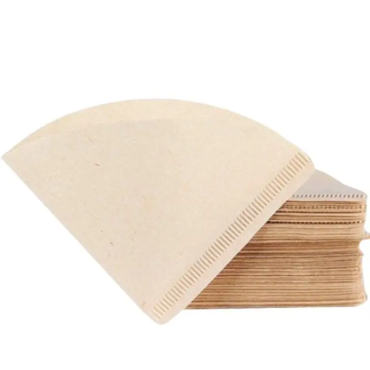 Disposable V-shape Hotselling Coffee Drip Filter With ears Drip coffee bags filters conical coffee filter Food grade