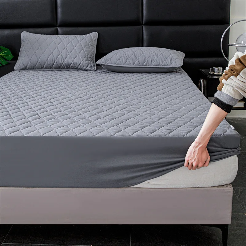 Cotton Clip Waterproof Three-Piece Bed Cover Set Nantong Home Woven Sheet and Mattress Protector for Hospital Use