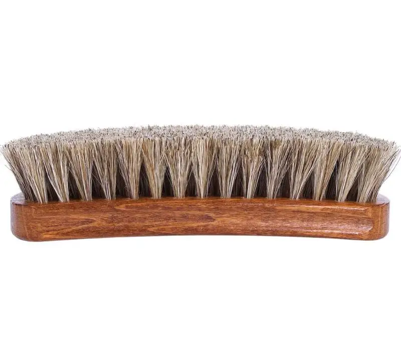 Horsehair Shoes Polish Brushes and Leather Shoes Boots Care Clean Polish,Shoe Brush,Buff Polish Cleaner