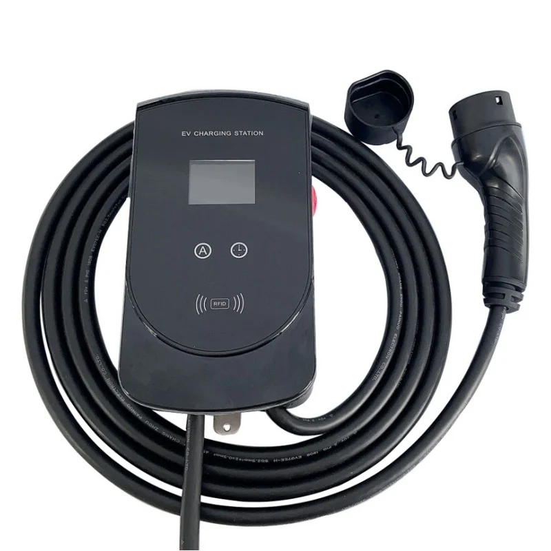 2024 New evse electric car charger wallbox AC 32A wall-mounted type 2 charging pile 3 phase 22kw EV charger station