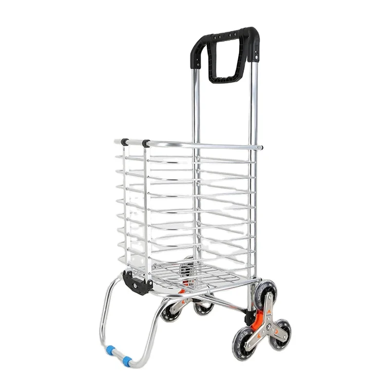 Luxury Different Sizes Reusable Fold Up Shopping Trolley Shopping Carts For Groceries Foldable Heavy Duty For Family Use