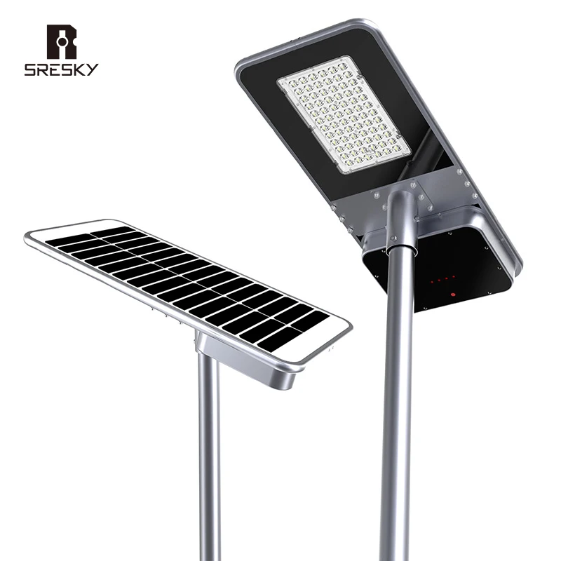 High powered all in one IP65 waterproof outdoor 60w 100w led solar street  light