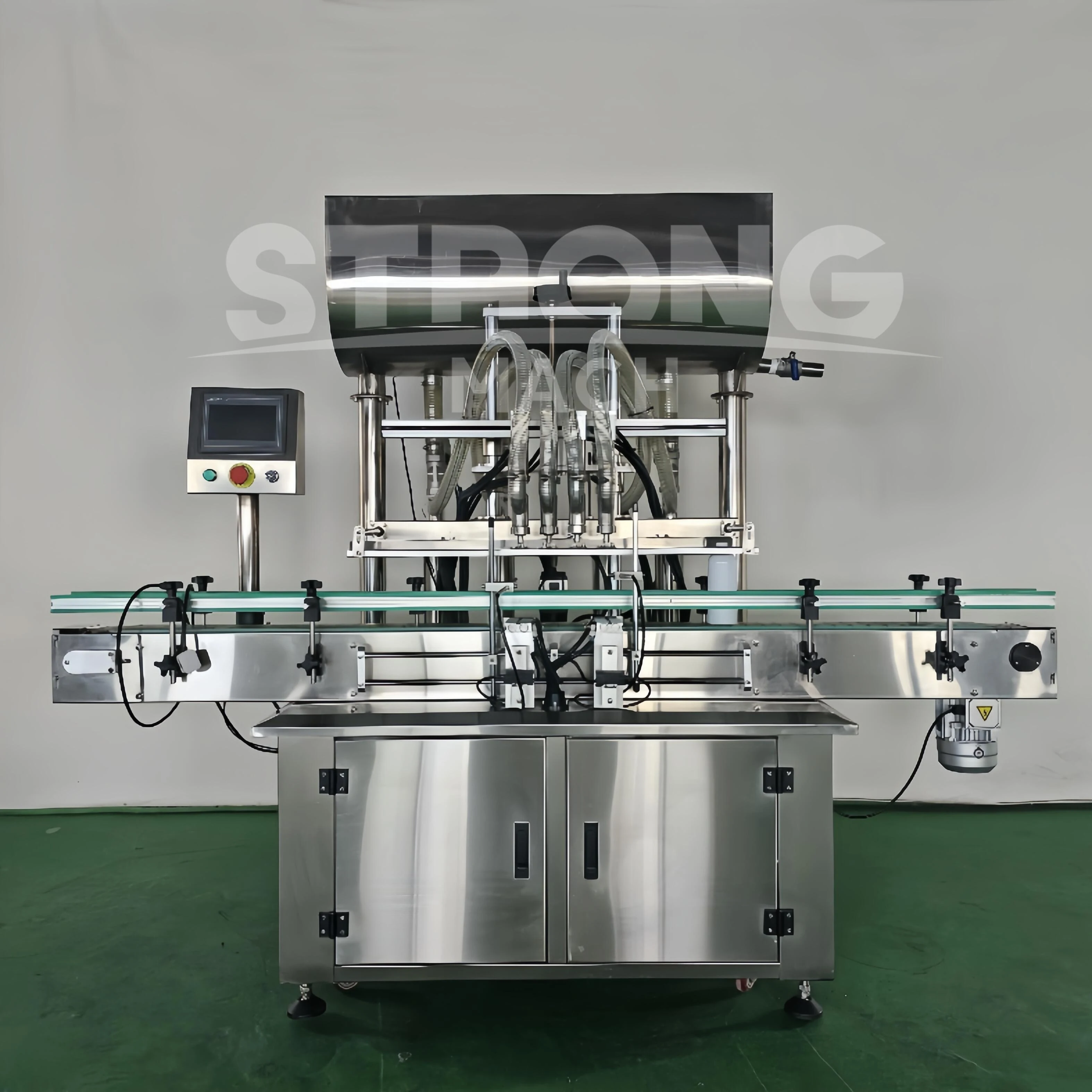 5-5000ml 2/4/6/8/10 Head Paste Honey Sauce Cosmetic Cream Alcohol Shampoo Oil Servo Filling Machine