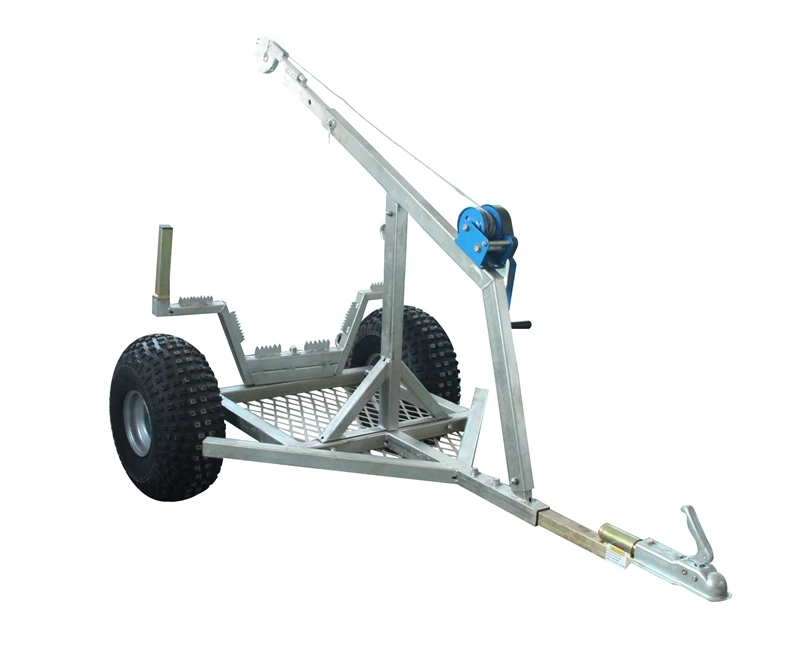 Hayricking Trailer With Crane A06 In Galvanizing