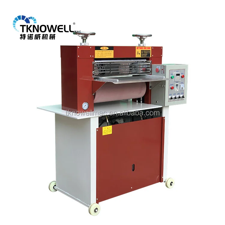 TKW-12B Новый гидравлический отделка из рельефной кожи ролик для полировки гальваническое покрытие тиснение машина для вальцовки машина