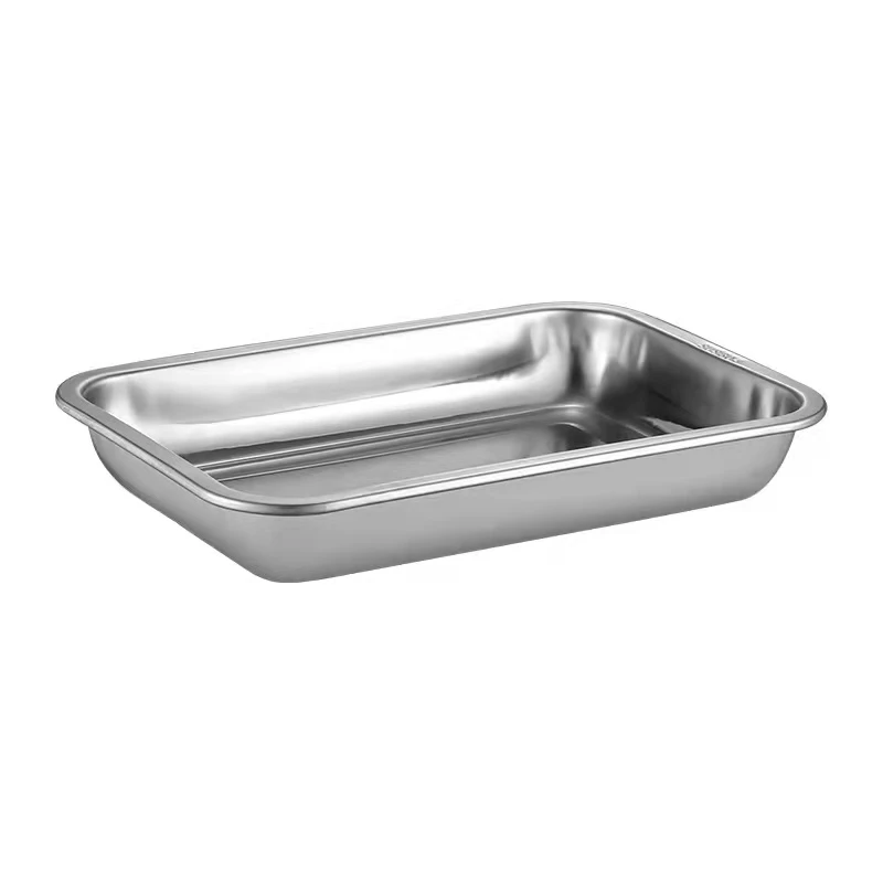 Hotel Food Serving Tray Stainless Steel Trays Rice Tray