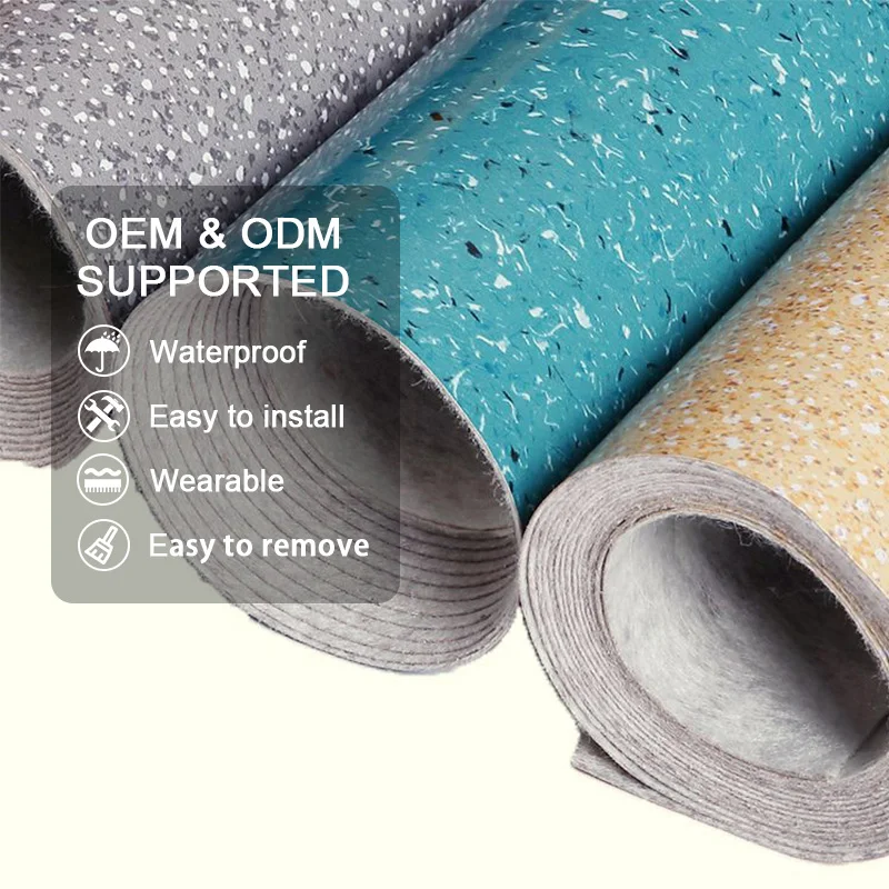 Factory Vinyl Frooing Mat Manufacturer Flooring PVC Waterproof plastic vinyl flooring PVC flooring roll with great price