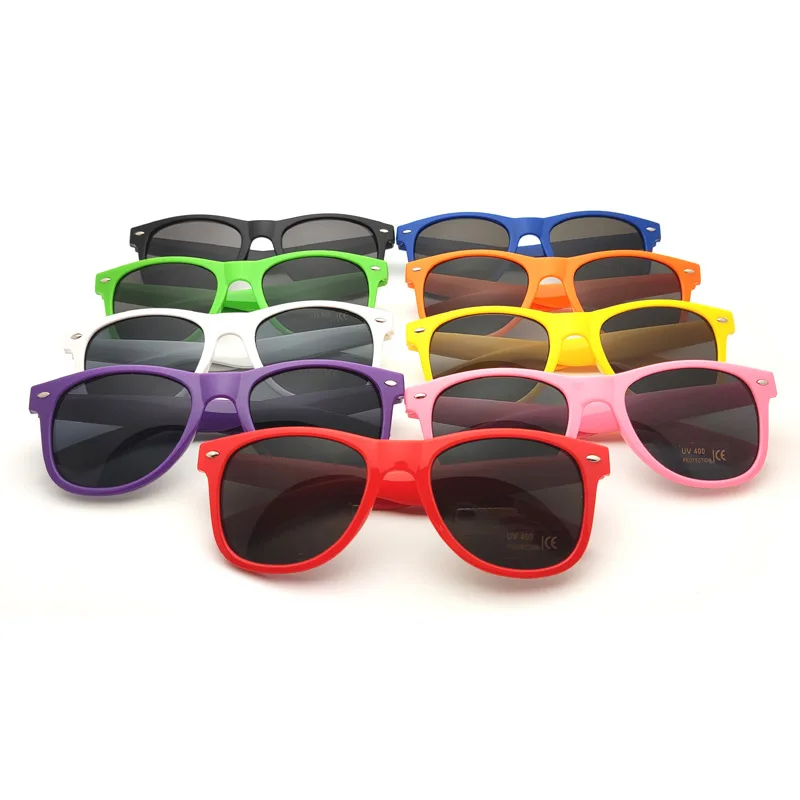 Promotional Plastic Sunglasses Cheap Low moql custom logo shades sunglasses rec