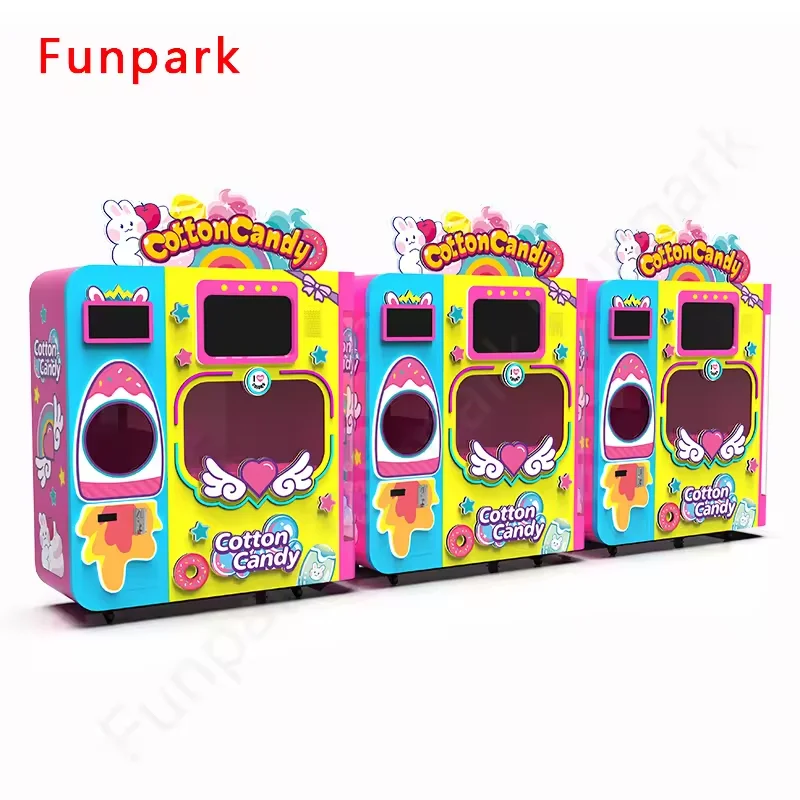 A Cotton Candy Machine Equivalent to a Cotton Candy Store Fully Automatic Cotton Candy Vending Machine for Lucrative Ventures