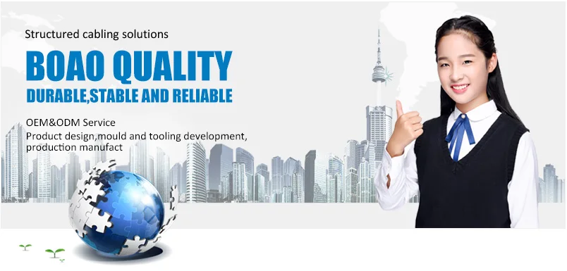 Whole-sale Export Network Communication Equipment CAT6 6A 24 Ports Patch Panel cable management power distribution units