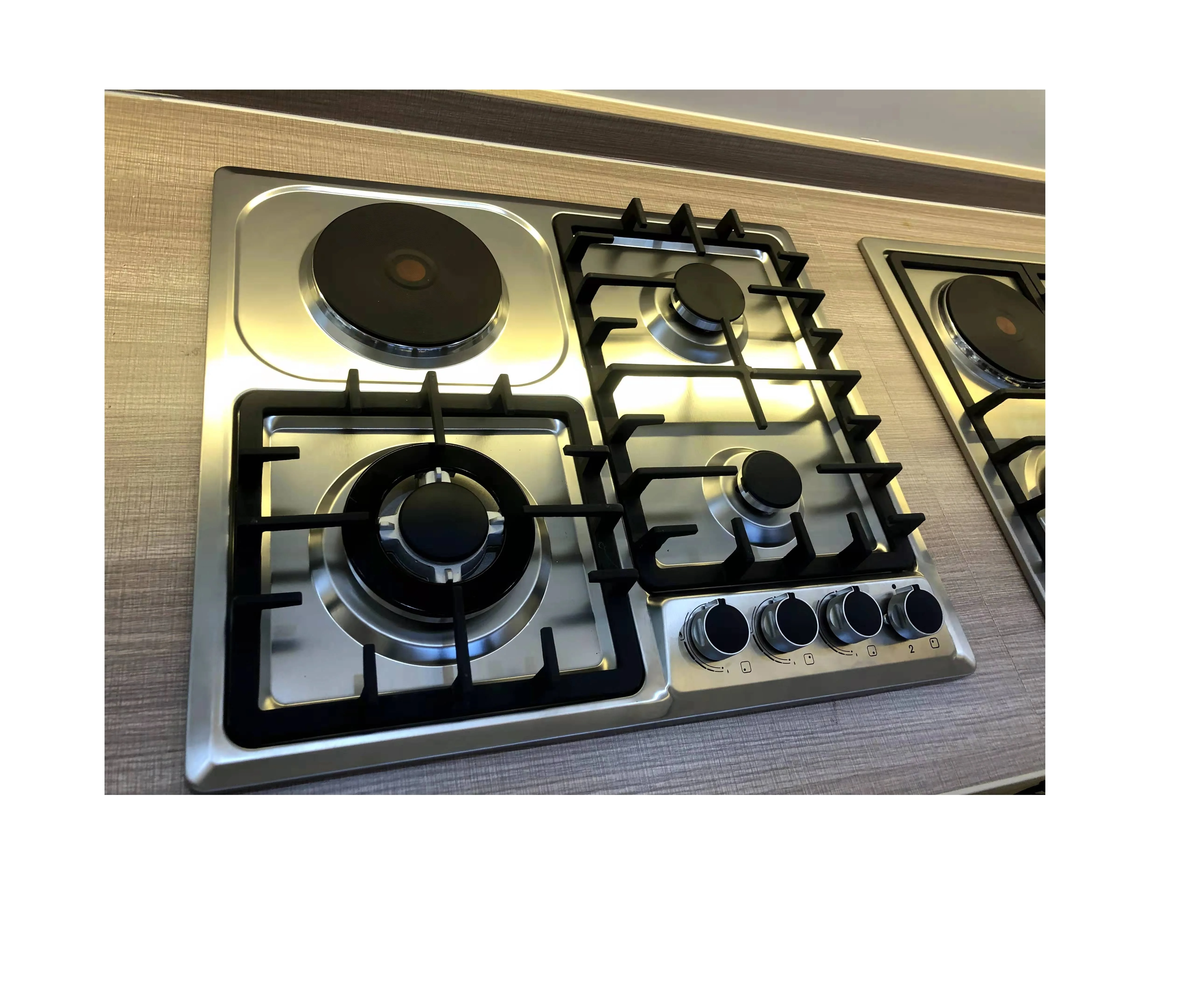 60cm Stainless Steel gas and electric combined cooker