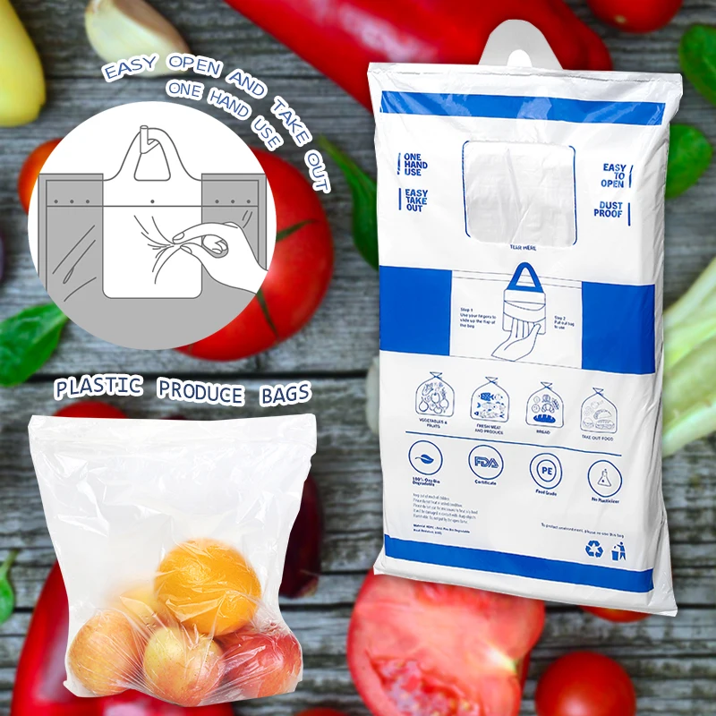 Freezer food preservation bag clear transparent  food grade storage refrigerator fresh keeping plastic bags