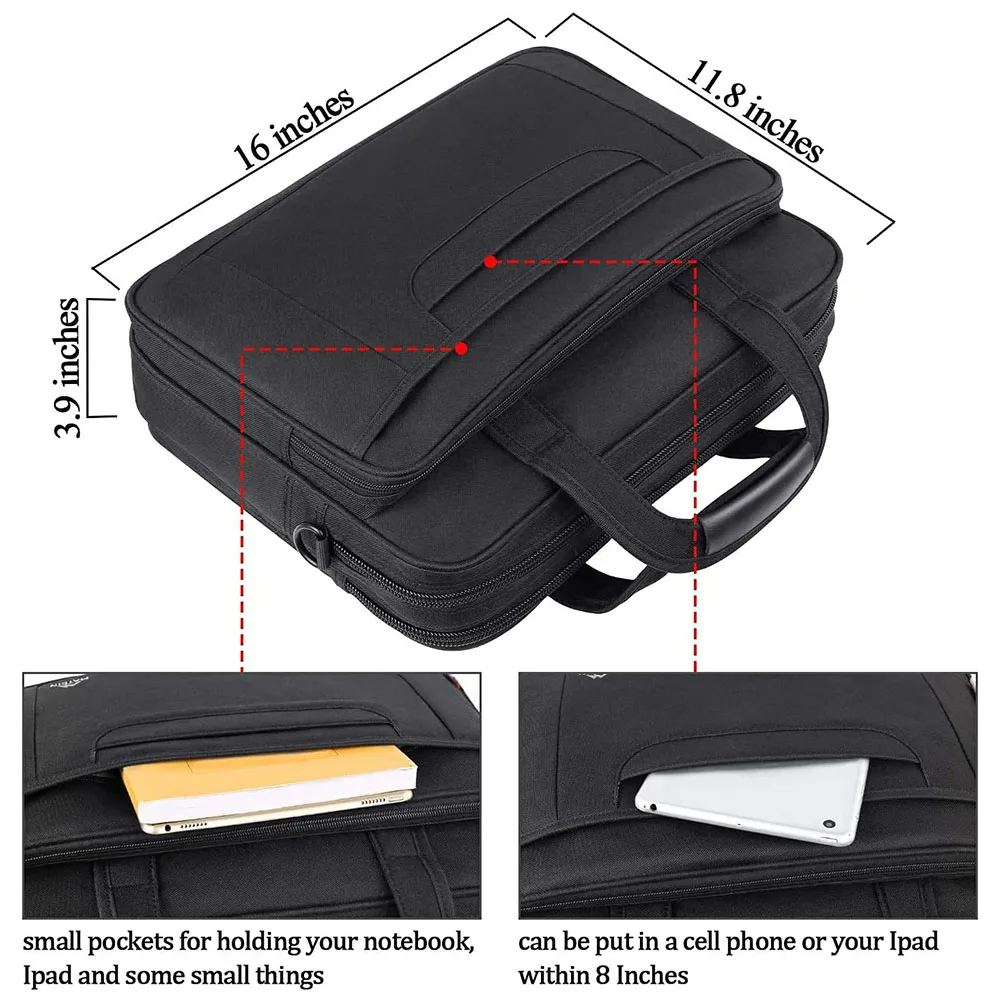 Лидер продаж многофункциональная деловая сумка для ноутбука 15 6 17 дюймов чехол из полиэстера портфель мужчин