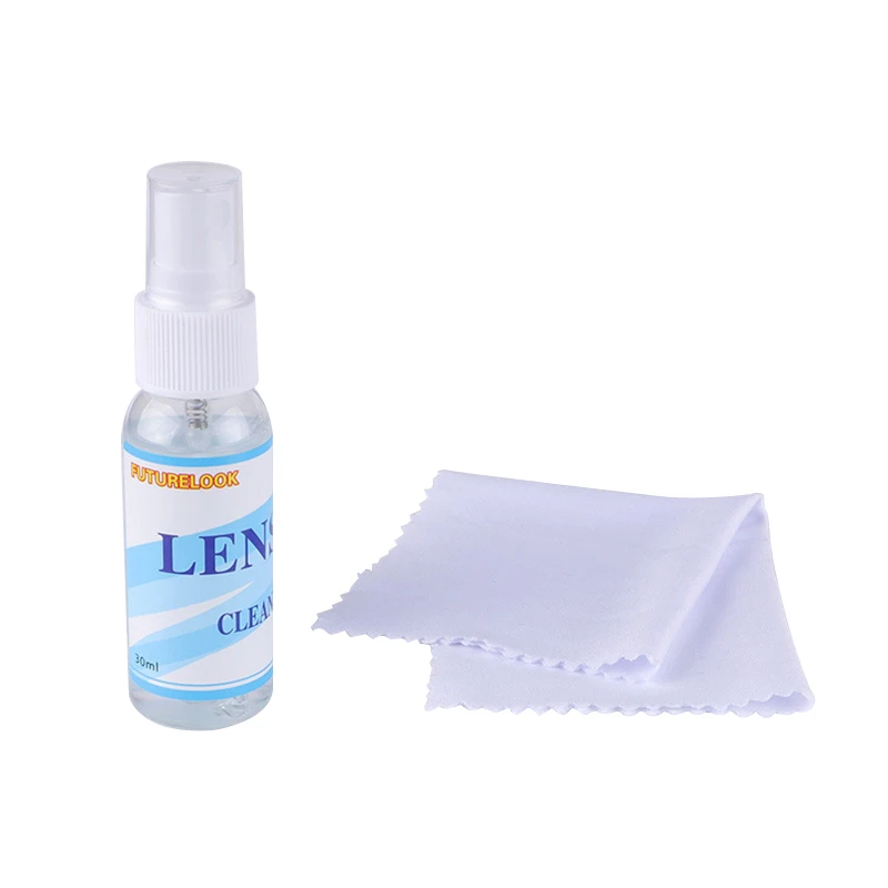 Professional Natural Eyeglass Cleaner Safety Optical Glasses Spray Eyeglasses Care Kit Box Lens Cleaning Kit Solution