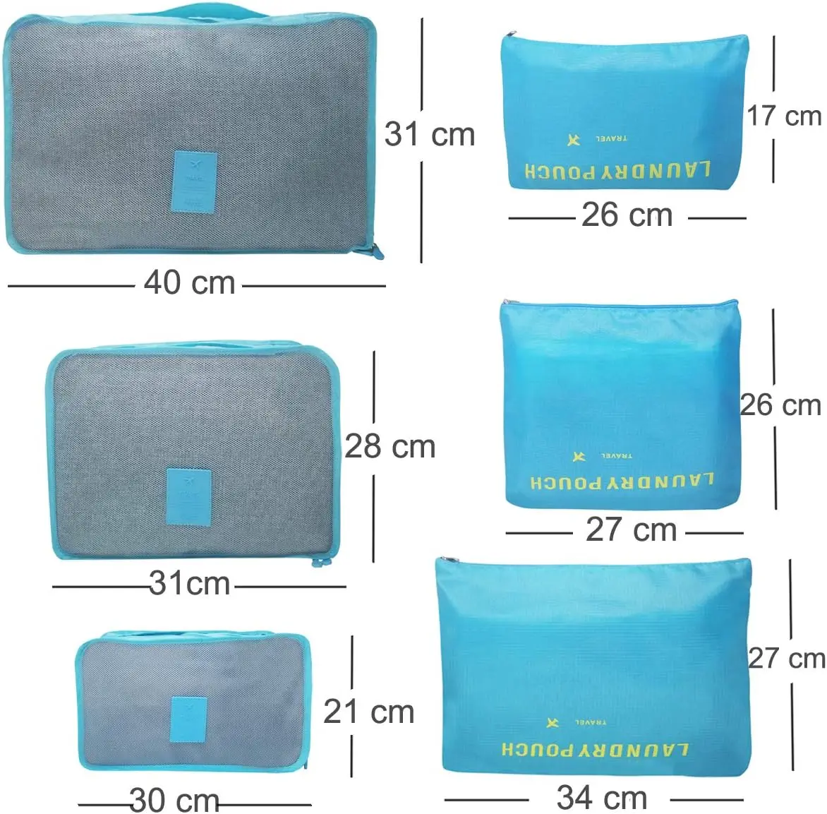 6 комплектов сумки для хранения одежды