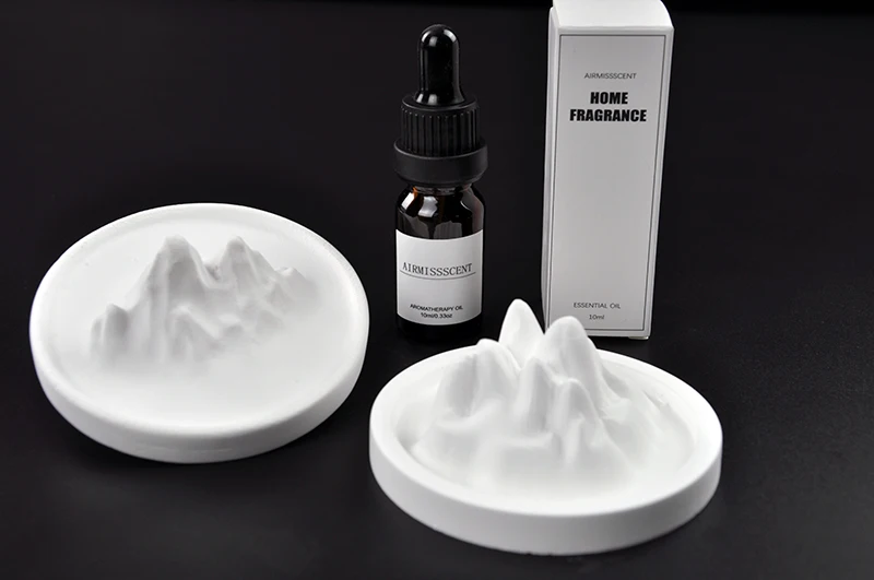 Air Miss Unique Design Ceramic Stone Chinese Landscape Ornament  Essential Oil Diffuser Stone