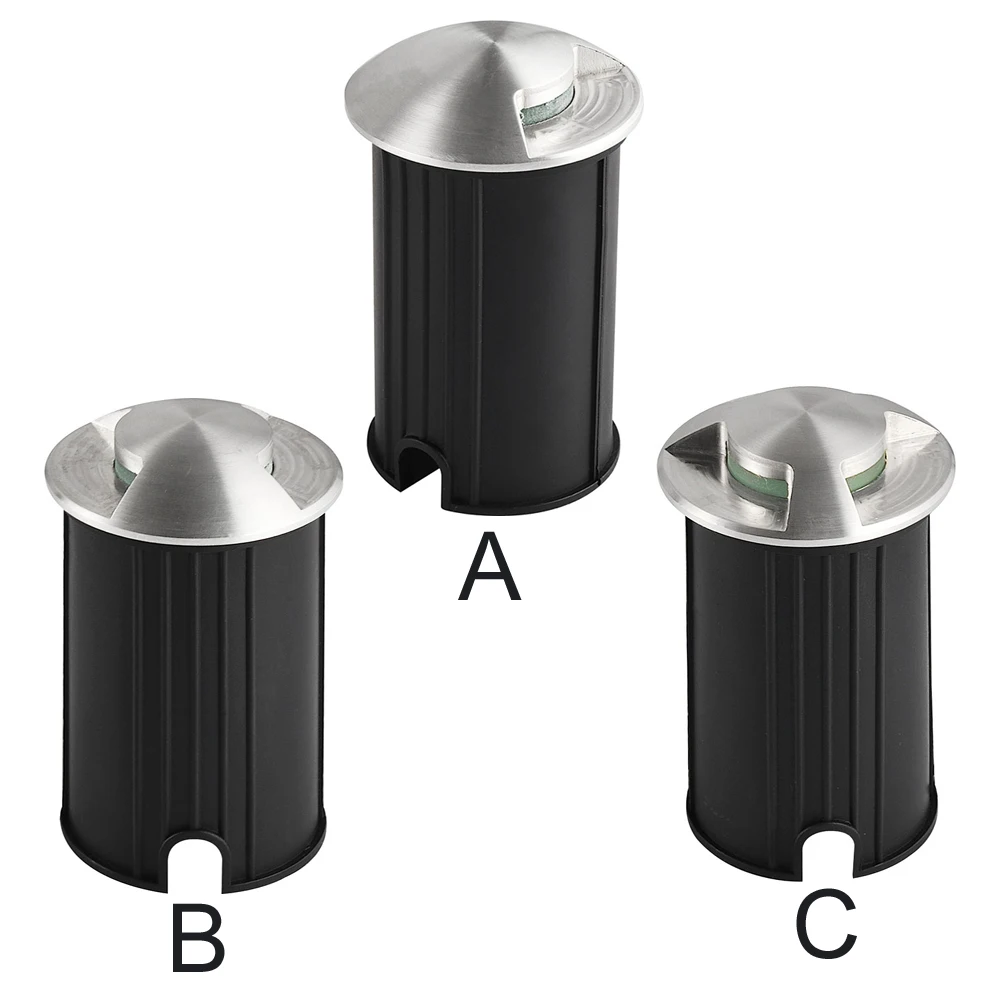 High quality stainless steel round recessed 1W LED inground lighting DC24V 12V underground light