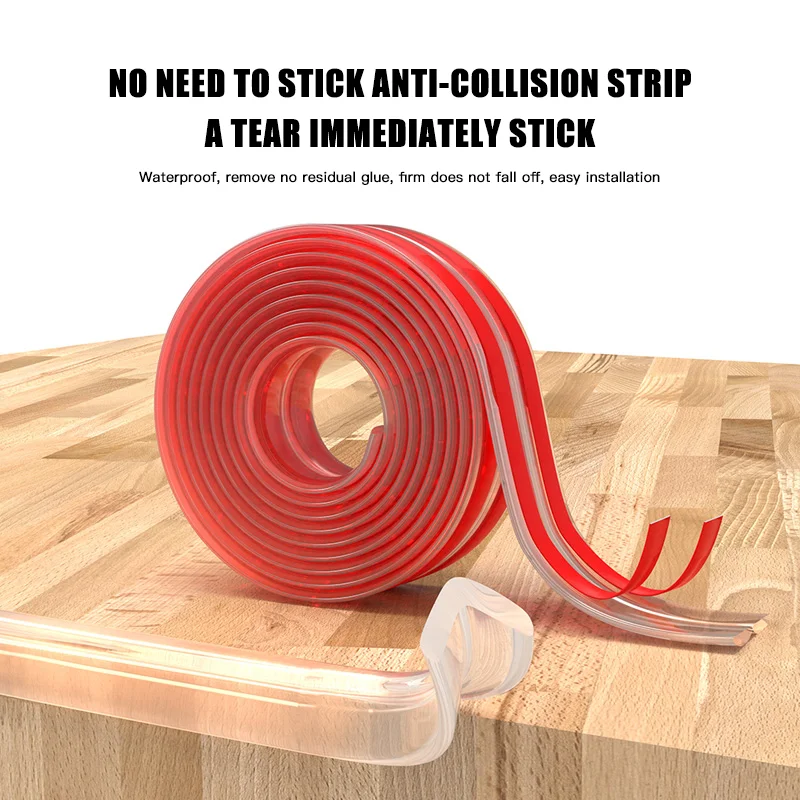 Защита от детей, прозрачная лента для защиты краев, мягкие Угловые протекторы из ПВХ с модернизированным акриловым сильным клеем для шкафов,