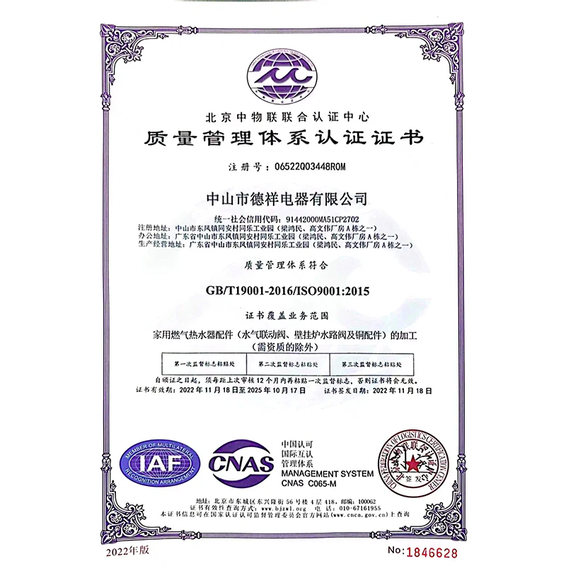 Factory Hot Water Heater Gas Valve Easy Installation Customizable Gas Water Heater Steam Connection Valve  Affordable Price