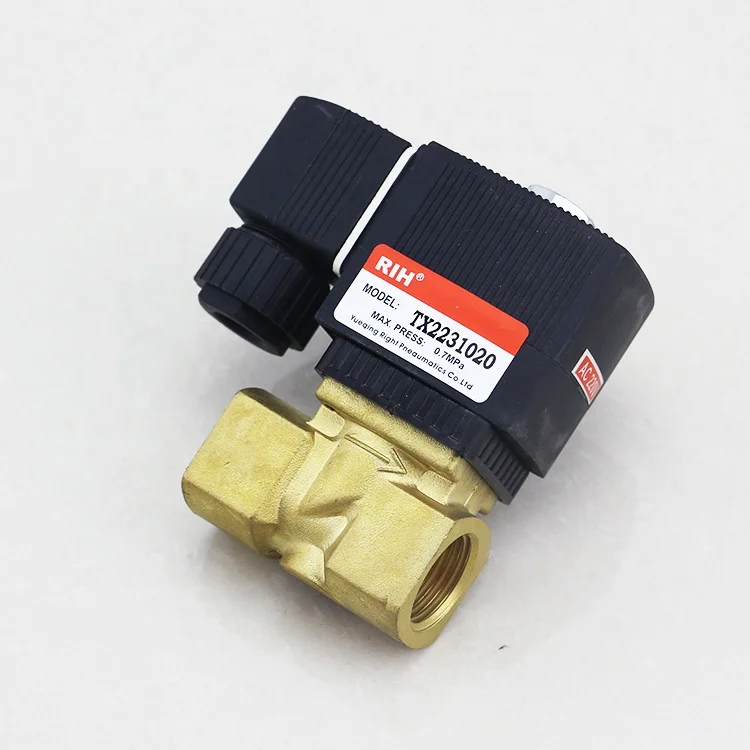 TX series 2/2 Way G3/4 high pressure speed controller air diaphragm brass solenoid valve