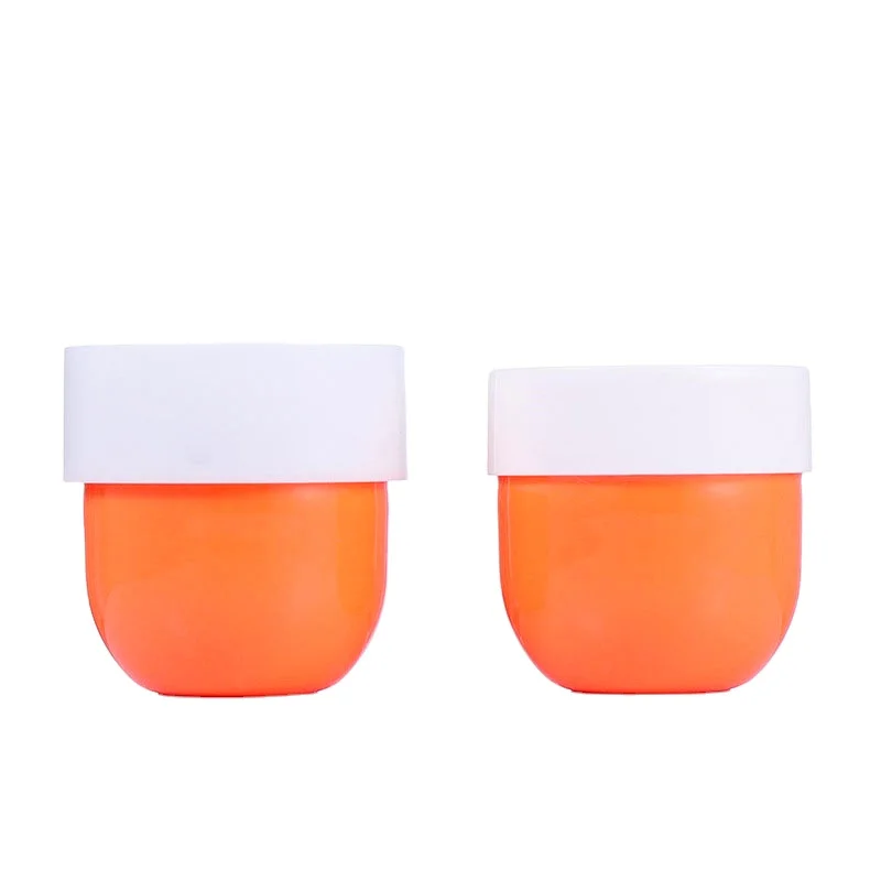 wholesale colorful bowl shape 75g 100g 150g 250g PP plastic body cream cosmetic jar for cream