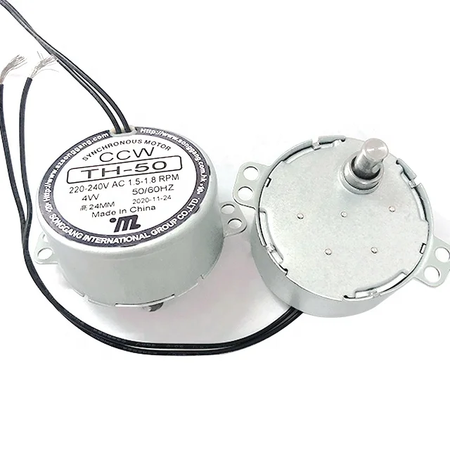 49TYZ Oil pumps motors Synchronous Motor 220-240V 1.5RPM-1.8RPM low speed Customized