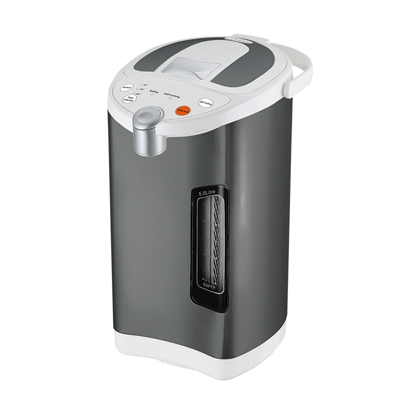 5.0L stainless steel electric thermos hot air pot thermopot water boiling pot with temperature selection