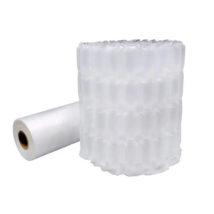 The strongest protective inflatable cushion bubbles wrap the pillow roll four rows of bubbles