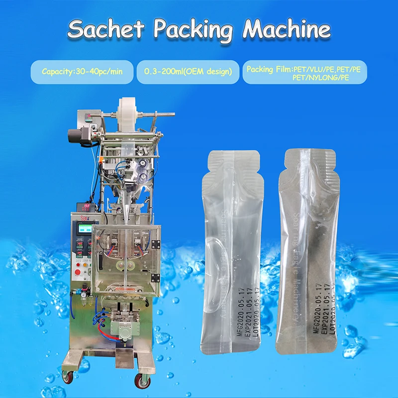 Back Stick Seal Filling High Viscosity Sauce Paste Gel Liquid Sachet Sealing Packing Machine