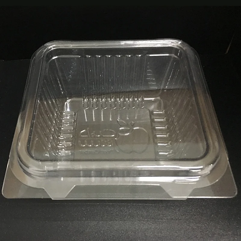 Высококачественный одноразовый пластиковый пищевой контейнер OEM PET, одноразовый контейнер для фруктов и салатов, пищевая упаковочная коробка