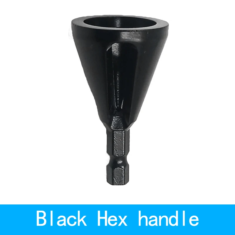 1 Pcs Stainless Steel Deburring Hexagon/Triangle Shank External Chamfer Tool High Strength Hardness Drill Bit Remove Burr