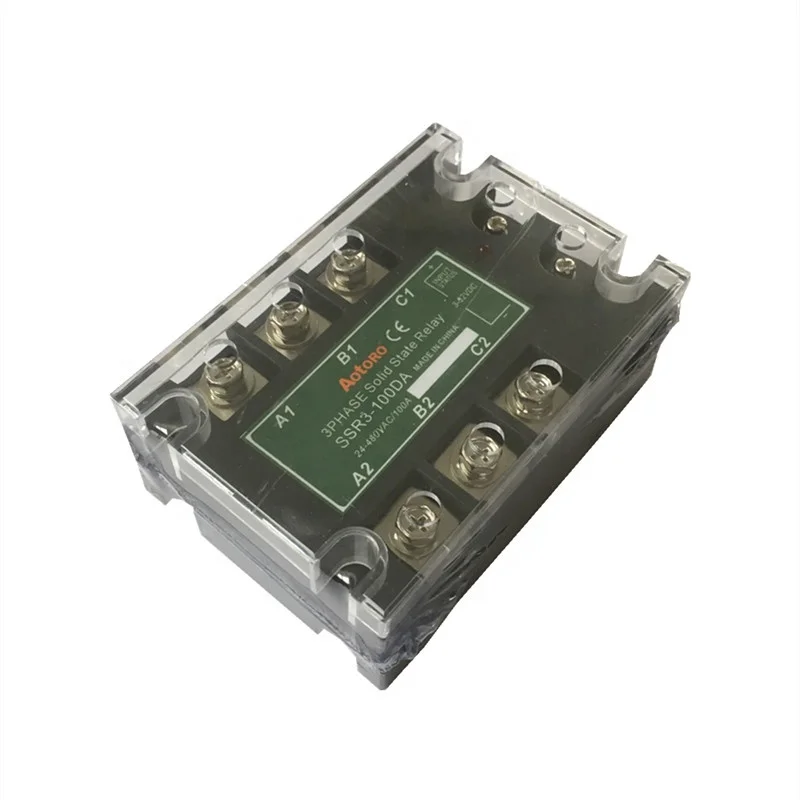 Solid state relay SSR3-100DA 100A three phase electrical relays 100a 24v