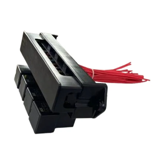 15 Way Fuse Block 15-Input 15-Output Automotive Fuse Box Wired ATO ATC Panel Mounted Fuse Holder DC 12 Volt