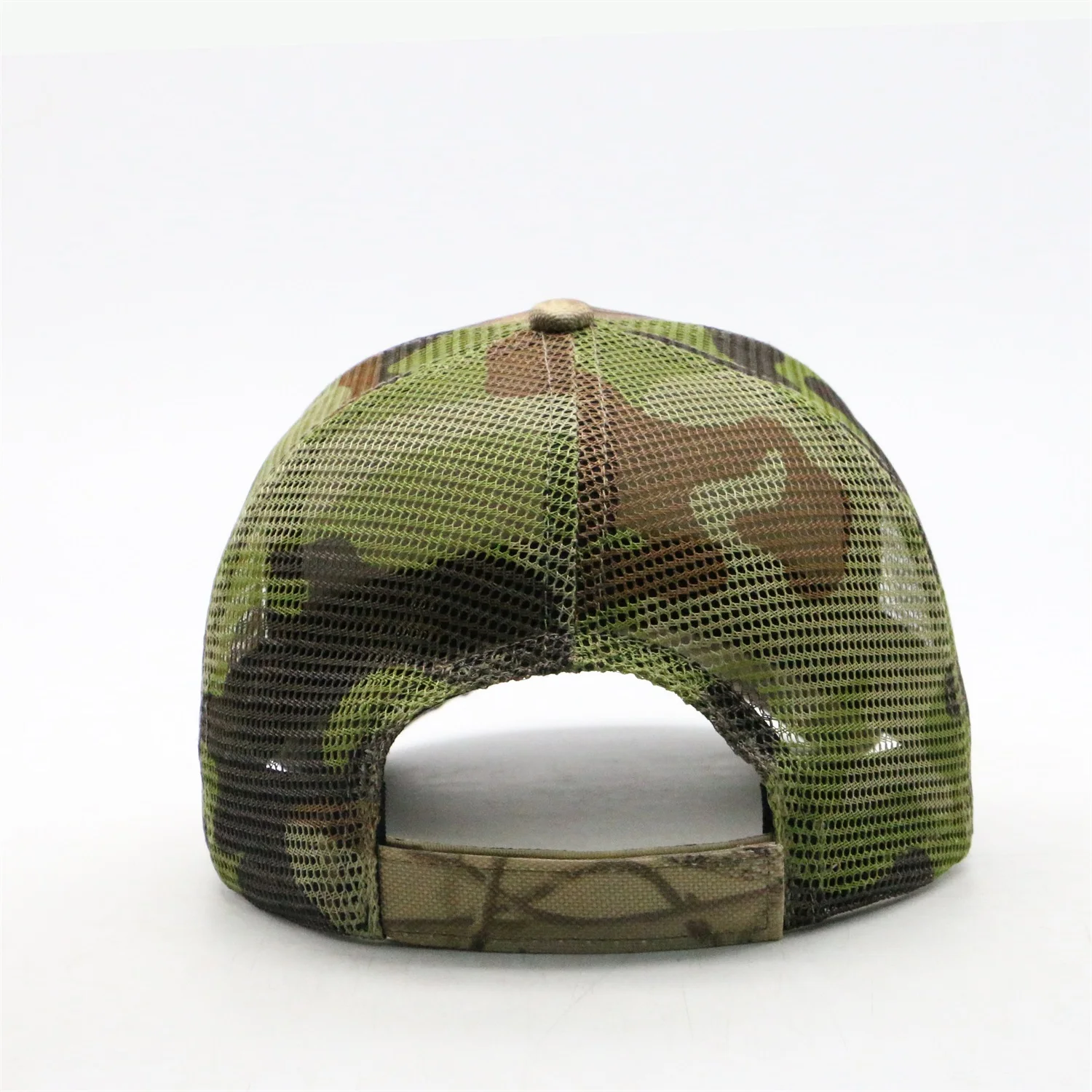 Custom 5 panel rope hats camouflage sublimation printing cap camo foam trucker hat for men