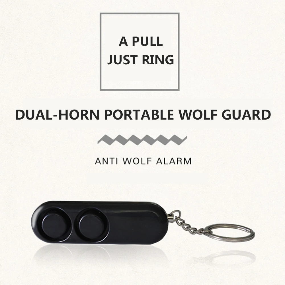 
120db Anti Lost Alarms, Self Defense Safety Personal Panic Rape Attack Alarm Bell Security Protection LED KeyChain Alarm Device/ 
