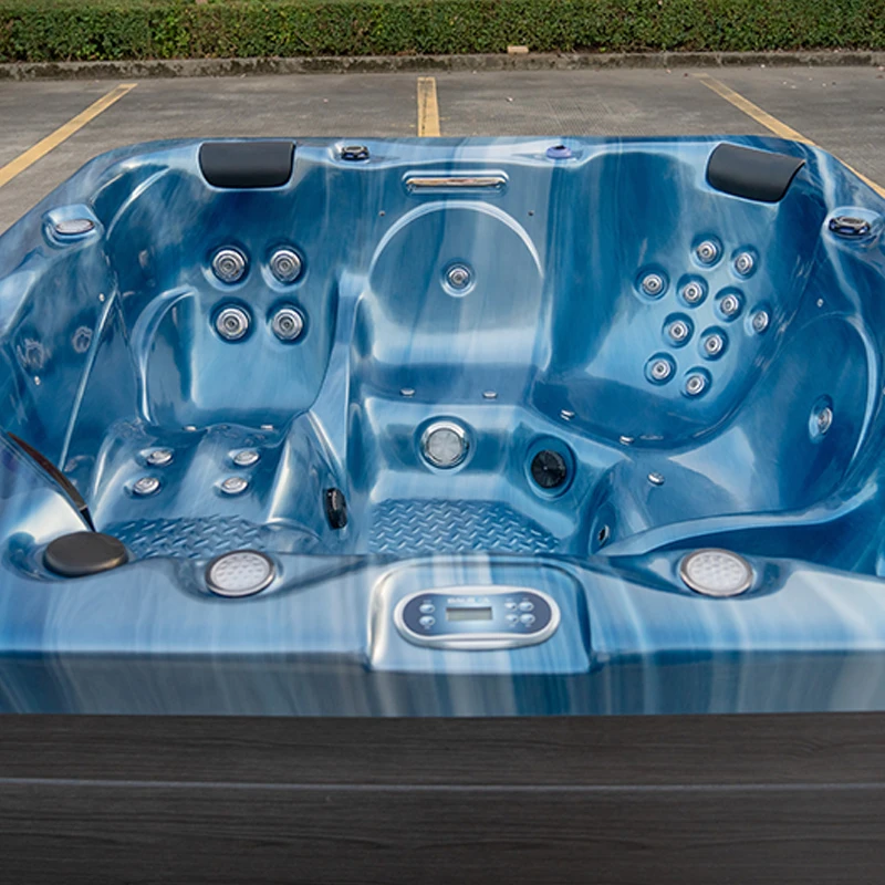 Hot Selling Cheap whirlpool massage Acrylic Hottubs 5 person Balboa Outdoor hot Tub Spa Sex Spa Tubs