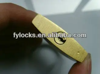 brass color made in china blister card packing 40mm cheap padlock (stock)