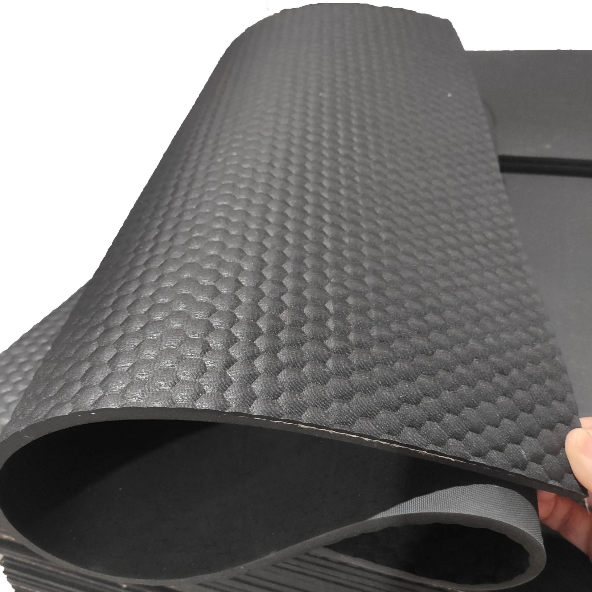 Wholesale 12mm Animal Use Black Laminated Rubber Floor Sheet Sow Breeding Farm Production Bed Mat For Cow Horse