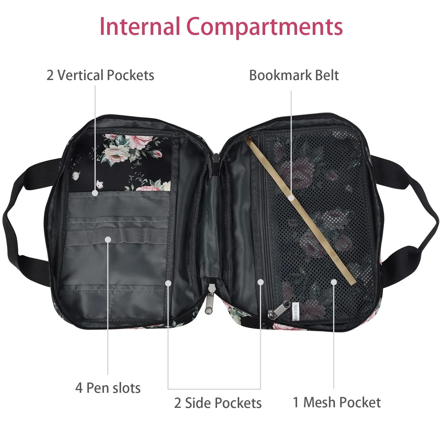 OEM ODM Multifunctional Large Bible Cover Easy Carrying Book Case Church Bag with handle for Christian gift