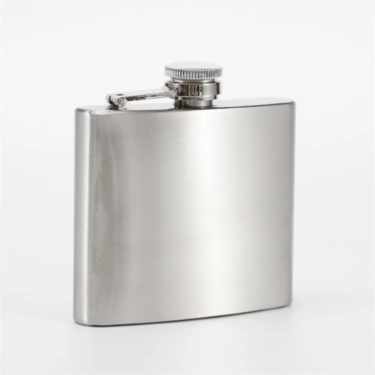 Men Women Drinking Alcohol Whiskey Wine Wedding Party Matte Black Flask Set Stainless Steel Hip Flask