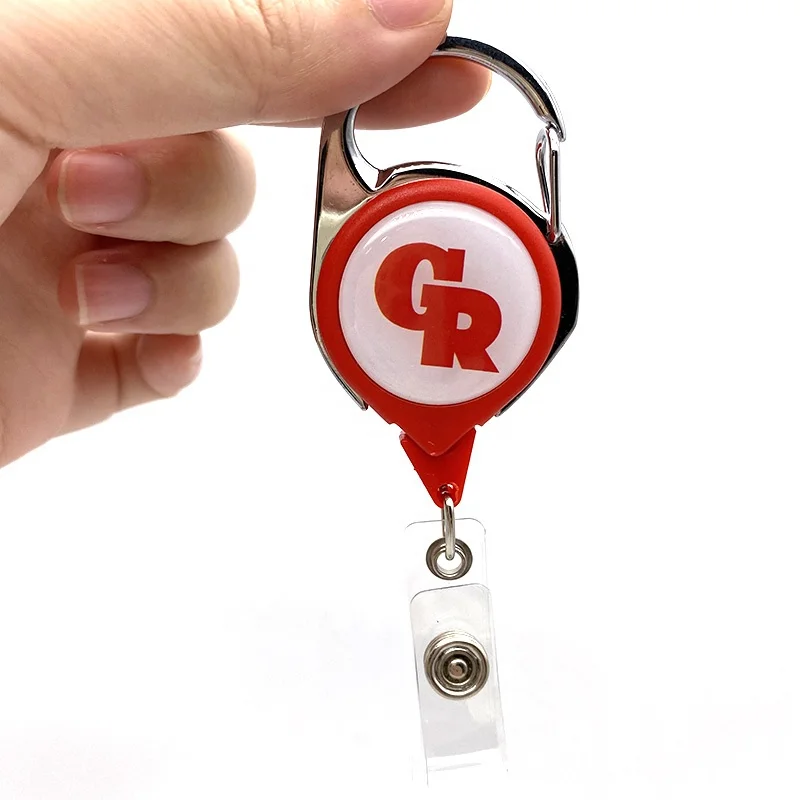 YYX  Name YOYO Reel Round Office School Retractable Badge Holder ID reel
