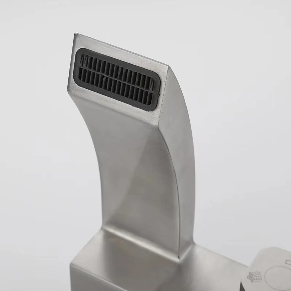 Best Quality Sus304 Stainless Steel Bathroom Modern Faucet Shower Set Square Rain Shower Head Set