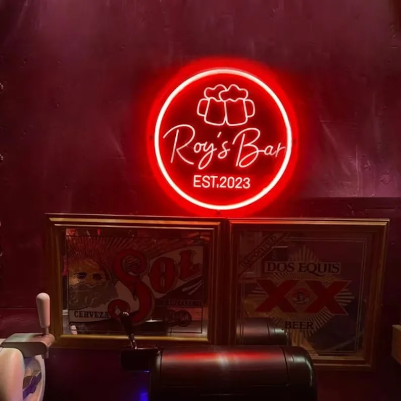 High quality customled neon wall sign  beer neon light sign neon sign custom for board