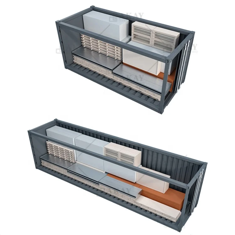 Luxury Villas 20Ft Prefabricated Tiny House Detachable Container House for Sale Living with Bathroom and Toilet Prefab Home