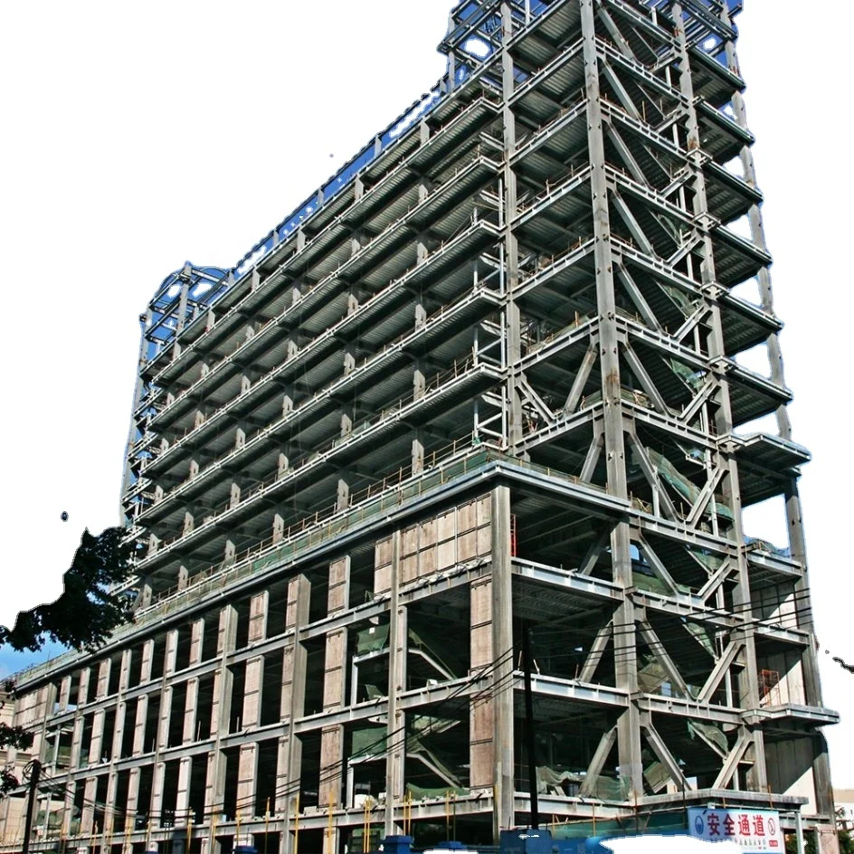 High Rise Steel Structure Prefabricated Apartment Building With 2 3 4 5 6 7 8 9 10 Floor